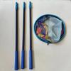 Rede de pesca quadrada telescópica de aço inoxidável, bolso de rede de borboleta, rede de cópia, rede grossa multiespecificação, rede de cópia para crianças, conjunto completo de rede de cópia