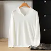 Suéter de punto casual de color liso, alta calidad, imitación de primavera/otoño, estilo nuevo, cuello de gaviota, top básico holgado para hombre, versátil para moda transfronteriza