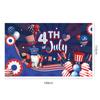 Amazon Pano de Fundo Dia da Independência Americana Decoração de Feriado Pano Pendurado para Festa Foto Carnaval Transfronteiriço Suprimentos de Bandeira Personalizado