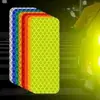 Adesivos decorativos para capacete de motocicleta de veículo elétrico noturno, adesivos de aviso para bicicleta, adesivos refletivos modernos para carroceria de carro