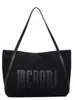 Bolsa Tote de Grande Capacidade Moda Transfronteiriça para Mulheres Outono e Inverno 2026 Nova Bolsa de Mão Retrô Bolsa de Ombro com Letras Bolsa de Braço