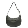 Bolso de Tela Simple para Viajero, Versátil, Bolso Cruzado para Mujer, Tela de Nailon, Bolso Dumpling, Estudiantes de Clase, Gran Capacidad, Impermeable, Bolso de Hombro