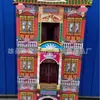 Suprimentos Funerários Daquan Gravata de Papel Sacrifício Coisas Brancas Coroa de Flores de Funeral Papelão Dobrável Construção Casa Espiritual Vila