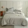 Funda de almohada de color liso Tencel LF Lenzing de 100 unidades, sábana bajera individual, sábana encimera, funda nórdica de Lyocell sedosa fresca para verano
