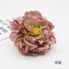 Flores Artificiais de Seda em Cores de Outono, Guirlandas de Flores de Peônia, Arranjos de Flores, Acessórios de Cabelo Estilo Tradicional, Pintura a Óleo de Flores de Seda Peônias