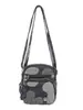 Bolso Pequeño Cuadrado de Parches de Mezclilla para Niñas, Estilo Retro Japonés, Versátil para el Trabajo, las Compras y los Viajes, Bolso Cruzado