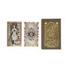 Baralho de Tarot Dourado Waite Carta de Tarot Tarot Impressão Colorida Carta de Tarot PVC Impermeável Jogo de Mesa de Tarot Toalha de Mesa
