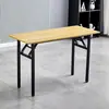 Direto do fabricante, mesa dobrável simples, mesa de conferência de escritório, escrivaninha longa para estudo, mesa de treinamento para computador, moderna e minimalista