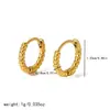 Pendientes Exagerados Sentido Avanzado Nicho Pendientes de Acero Inoxidable Chapados en Oro de 18k Pendientes de Hilo de Diamante Lujo Ligero Joyería Transfronteriza