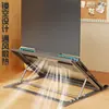 Soporte para portátil para uso doméstico, estante plegable de altura ajustable para escritorio, adecuado para escritorios de dormitorios estudiantiles, plegable