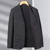 26 Nova Moda Primavera e Outono Jaqueta de Terno Masculino Slim Fit Negócios Casuais Terno Xadrez Terno de Banquete Masculino Terno Casual