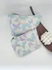 Bolsa de Cosméticos Jacquard Nuevo en Relieve Personalizada de Gran Capacidad Bolsa Pequeña Bolsa Interior para Mujer Bolso de Mano Totalmente Portátil Almacenamiento