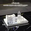 Juego de Tazas para Enjuague Bucal Combinación Taza para Lavar Portacepillos de Dientes Cerámica Portacepillos de Dientes Eléctricos Set Hogar Nórdico Lujo Ligero