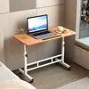 Mesa Lateral Móvil Minimalista Moderna para Apartamentos Pequeños, Mesa Lateral Cuadrada Plegable para Dormitorio, Escritorio de Estudio, Escritorio de Computadora