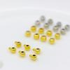 Pegamento de Posicionamiento para Joyería con Cuentas Chapado en Oro Real de 18 Quilates que Conserva el Color Antideslizante Colgante Móvil para Collar Cierre de Cuenta Ajustable DIY D51
