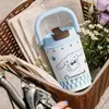 Nuevo vaso térmico de gran capacidad Sanrio Hello Kitty, elegante y portátil con asa, vaso de agua de acero inoxidable