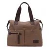 Bolso bandolera de lona retro para hombre, gran capacidad, para fitness, deportes, viajes, bolso bandolera casual para mujer, moda