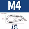 Hebilla de Cuerda Hebilla de Seguridad Acero Inoxidable 304 con Hebilla de Resorte Hembra Mosquetón Hebilla de Conexión de Cadena Hebilla de Resorte con Anillo Metabo