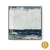 Montaña Nevada Blanco y Negro Lujo Ligero Pintura Abstracta Moderna Lujo Ligero Sala de Estar Entrada Pintura Decorativa Lujo Ligero Nórdico Fondo de Sofá Pintura Colgante