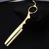 Soporte Profesional para Navaja de Peluquería para Barberías, Navaja Adelgazadora de Acero Inoxidable, Navaja para Cortar el Cabello, Navaja para Flequillo, Navaja Facial para Uso en Casa