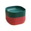 Plato Hondo para Escupir Huesos Hogar Creativo Plato para Huesos Plato de Plástico para Fruta de Melón Plato para Basura de Mesa Plato Plato Pequeño
