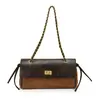 Bolso de cadena de alta gama, exquisito, para mujer, nueva colección otoño/invierno 2026, moderno bolso de hombro con estampado de leopardo, bolso cruzado de gran capacidad