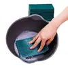 Estropajo Espeso con Arena para Limpieza y Eliminación de Óxido, Esponja Abrasiva Mágica para Lavar Platos, No Graso, Específico para Cocina