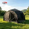 13,68 m² Barraca Inflável de Abertura Rápida para Acampamento ao Ar Livre Portátil de Viagem Lona Oxford Barraca Inflável de Acampamento Personalizada