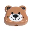 Urso de Acrílico Furo Reto Acessórios para Miçangas Acessórios DIY Materiais Artesanais Colar Chaveiro Pingente de Bolsa Atacado