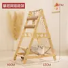 Marco de escalada para gatos hecho de madera maciza y sisal, duradero y no se desprende fácilmente, tabla rascadora para gatos, poste rascador para gatos, hamaca para gatos, artículos para mascotas