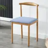 Nova Cadeira de Jantar, Banco de Restaurante, Cadeira de Arte em Ferro com Madeira Falsa para Uso Doméstico, Cadeira Minimalista de Luxo Leve, Cadeira com Encosto, Cadeira para Mesa de Jantar