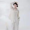 Camisa estilosa e moderna de prática de dança clássica para mulheres, com gola reversa, adequada para uso diário e dança moderna, unissex, em estilo chinês