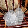 Bodhi Leaf Vein Specimen Folhas Reais Flores Secas diy Materiais Artesanais Zen Acessórios para Janelas Pintura Colagem Marcador