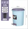 Lixeira Bege para Uso Doméstico com Tampa, Pedal, Grande Capacidade, Adequada para Sala de Estar, Quarto, Cozinha, Uso Interno e Externo, Compartimento Duplo, Operada por Pedal, à Prova de Odores