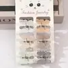 Pinza Pequeña de Mariposa Hueca Paquete de 6 tamaño pequeño Pinza para el Cabello Color Pinza para Flequillo Pinza para el Cabello Accesorios para la Cabeza de Mujer Accesorios para el Cabello Transfronterizos
