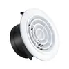 Rejilla de Salida de Aire para Ventilador de Extracción con Sistema de Ventilación Ajustable de ABS Blanco Ventilación de Aire Fresco para Techo Conducto de Ventilación