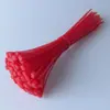 Materiales para bolas hechas a mano DIY, bridas de nylon autoblocantes para atar y fijar, 100 piezas/paquete, para manualidades y atar
