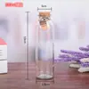 Botella oceánica DIY estrella de la suerte transparente Botella de vidrio con corcho botella de deriva botella arcoíris botella de los deseos Cielo Estrellado material envío gratis