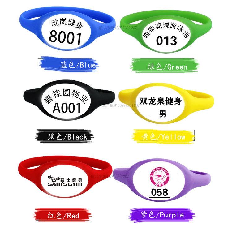 19硅胶塑胶腕带主图展示颜色