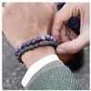 Pulsera trenzada de corazón de cebra rosa de 8 mm para voleibol y fútbol, pulsera de cordón elástico, venta al por mayor en Amazon