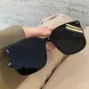 Gafas de Sol para Mujer, Moda de Alta Gama, Gafas de Sol para Celebridades de Internet de Marco Grande Femenino, Gafas Anti-UV de Alta Gama para Rostro Grande al por Mayor