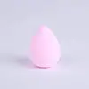 Esponja de maquillaje con forma de huevo de calabaza, cojín de aire, gota de agua, corte oblicuo, esponja agradable para la piel, huevo de maquillaje, húmedo y seco, de doble uso, no ingerir polvo
