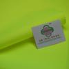 Chaleco de tráfico amarillo fluorescente 300D naranja recubierto de PU blanco transpirable permeable a la humedad reflectante protección ambiental impermeable tela Oxford