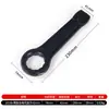 Chave de Percussão Pesada com Cabo Reto, Chave de Boca Martelo de Cabeça Única 24/30/32