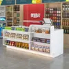 Balcão de Caixa de Supermercado, Recepção de Loja de Conveniência, Balcão de Armazenamento Multicamadas, Balcão Pequeno de Papelaria, Balcão de Recepção de Canto
