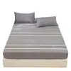 Sábana de tela de algodón puro gruesa, pieza única, algodón original, tamaño individual/doble, dormitorio de estudiante, engrosada, amigable con la piel, funda de edredón, funda de almohada, juego de tres piezas 3