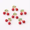 Aço Inoxidável Pingentes de Frutas Anti-Gotejamento Morango Cereja Abacaxi Charms Acessórios para Pulseira Colar Brinco Materiais DIY