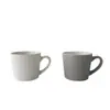 Estilo Ins Color Morandi Taza de Cerámica de Regalo Taza Simple con Forma de V Taza de Agua para Oficina Nórdica de Gran Capacidad Taza de Té