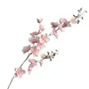 Andorinha Voadora 3D Flor Artificial Violeta Adereços de Decoração de Casamento Flor Falsa Ornamentos de Entrada de Casa Delfínio Artificial Flor Falsa