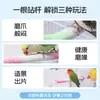 Palo para afilar garras de pájaro mineral juguete para loro percha suministros para pájaros palo para moler dientes de loro soporte de percha percha accesorios para jaula de pájaros